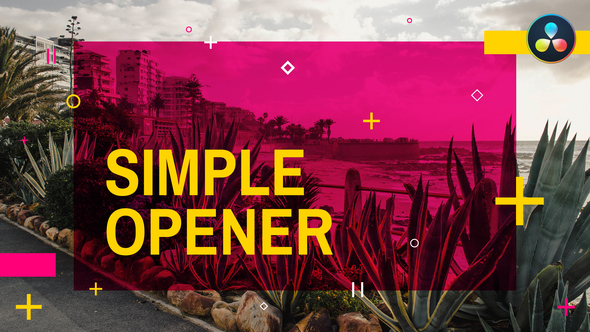 VideoHive Simple Opener | For DaVinci Resolve 34641217