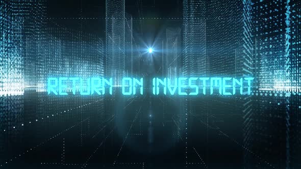 VideoHive Skyscrapers Digital City Tech Word Return On Investment 34242380