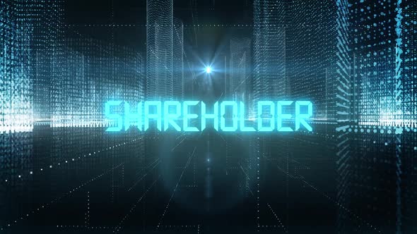 VideoHive Skyscrapers Digital City Tech Word Shareholder 34242378