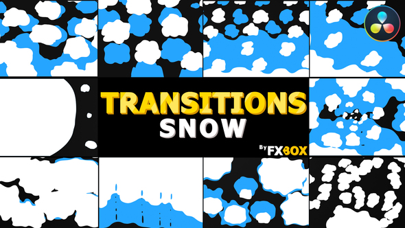 VideoHive Snow Transitions | DaVinci Resolve 34655301