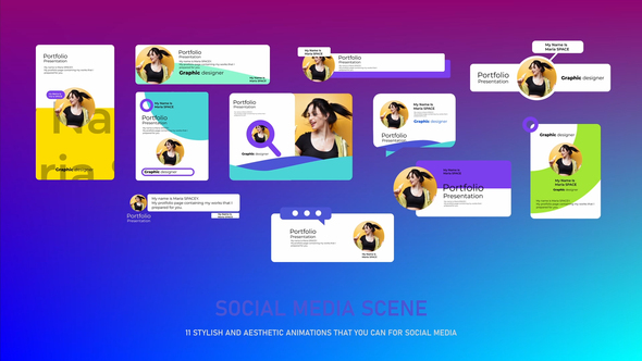VideoHive Social Media Post Scenes 34137937