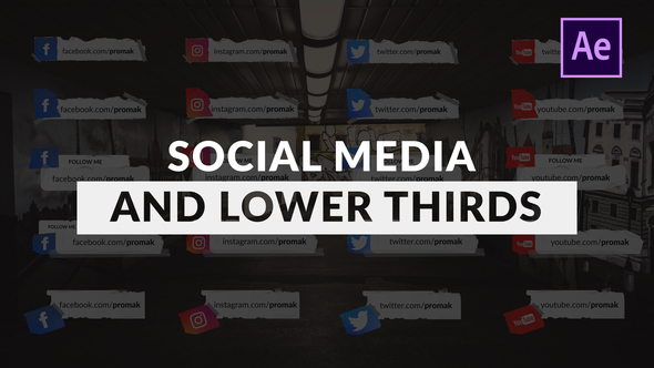 VideoHive Social Media and Lower Thirds Pack 26760285