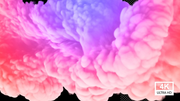 VideoHive Soft Gradient Color Smoke Burst 4K 30305829