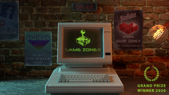 VideoHive Spectrum 2 – Old Computer Live Stream Opener 29164906