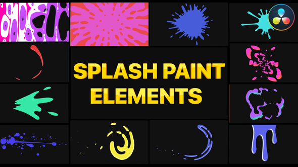 VideoHive Splashes Pack | DaVinci Resolve 38275347