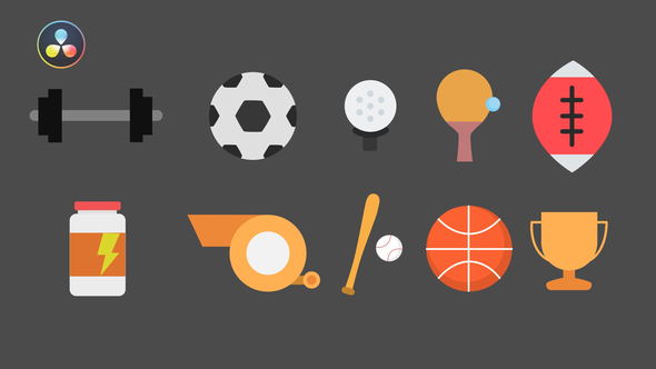 VideoHive Sport Icons 38605861