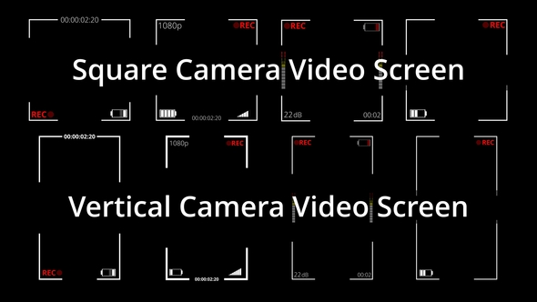 VideoHive Square and Vertical Video Recording Screen 32048136