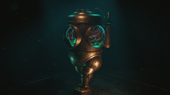 VideoHive Steampunk Robot 34179796