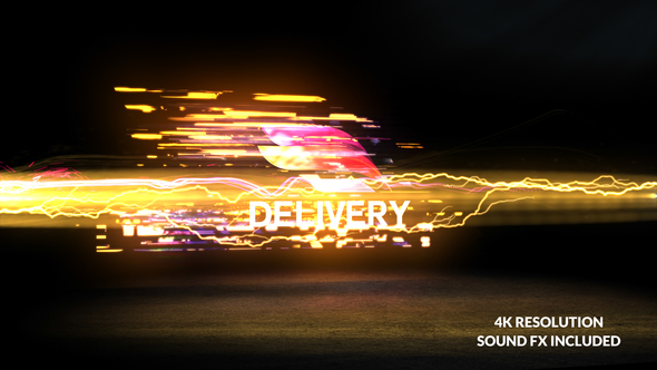 VideoHive Streaks Light Glitch Logo Reveal 28663340