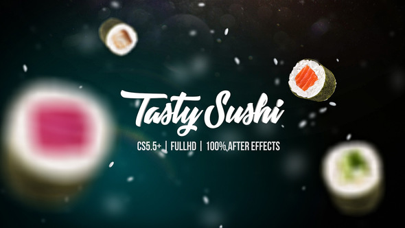 VideoHive Tasty Sushi 22995666