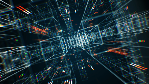 VideoHive Tech Tunnel Logo 22974812