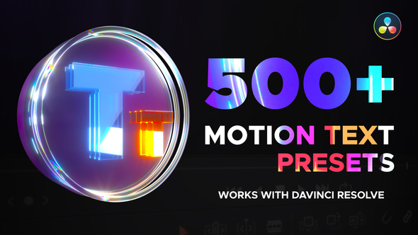 VideoHive Text Presets for DaVinci Resolve 32562489