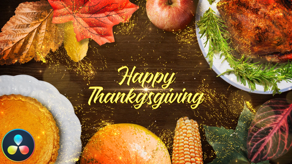 VideoHive Thanksgiving Wishes – DaVinci Resolve 34598387