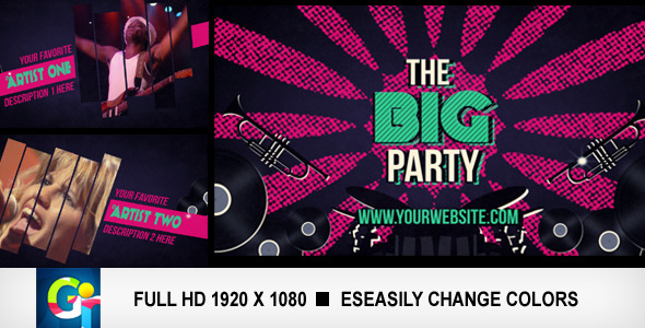 VideoHive The Big Party Promo 3459356