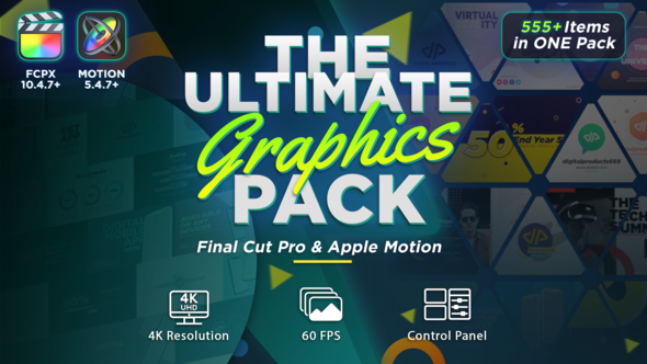 VideoHive The Ultimate Graphics Pack - Final Cut Pro X & Apple Motion 31444521