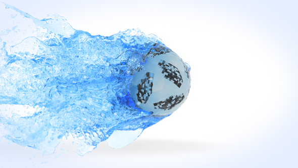 VideoHive Trailing Soccer Ball Logo Reveal 22056727