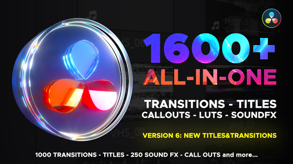 VideoHive Transitions Library for DaVinci Resolve V6 29483279