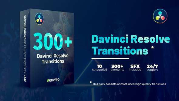 VideoHive Transitions for DaVinci Resolve 34325208