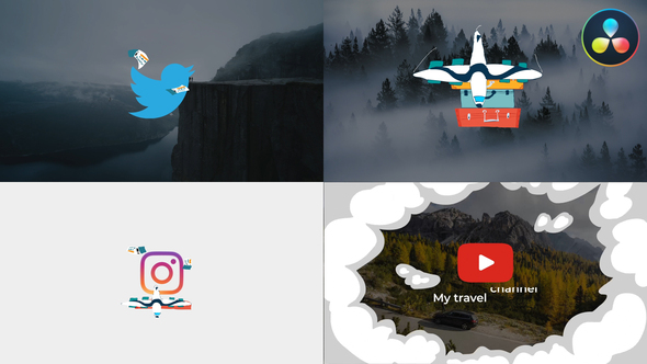 VideoHive Travel Logo for DaVinci Resolve 35636496