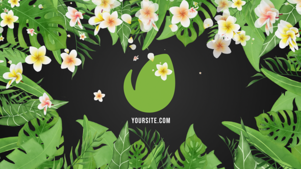 VideoHive Tropical Vibes Logo Reveal 31125146