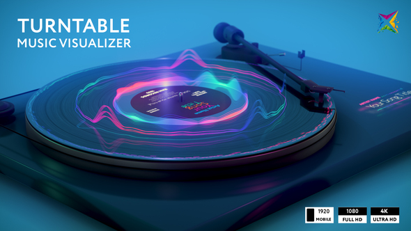 VideoHive Turntable Music Visualizer 28772033