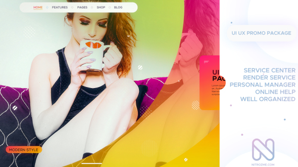 VideoHive UI UX Promo Package 21362838