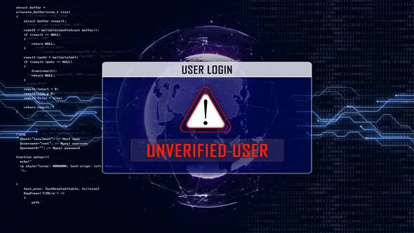 VideoHive Unverified User Text and Login Interface 34187628