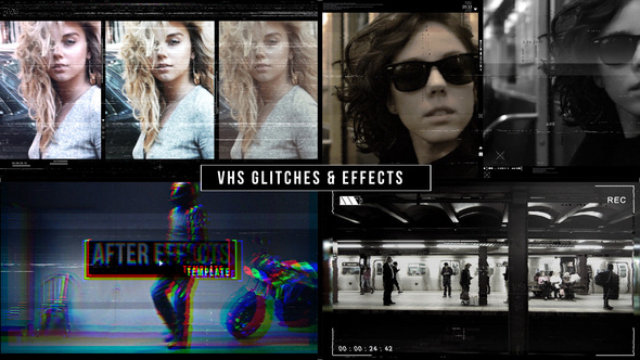 VideoHive VHS Glitches Music Video 23435955