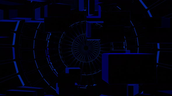 VideoHive VJ Loops Disco Neon Chaos Of Multicolored Lights 34157680