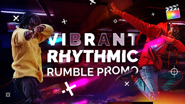 VideoHive Vibrant Rhythmic Rumble Promo | For Final Cut & Apple Motion 32063616