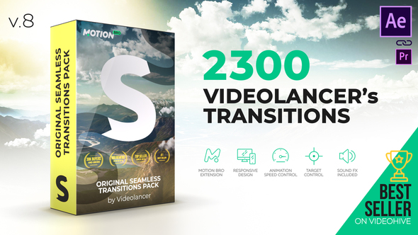 VideoHive Videolancer's Transitions | Original Seamless Transitions Pack 18967340