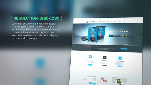 VideoHive Website Presentation 22009353