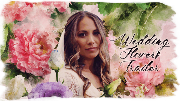 VideoHive Wedding Flowers Trailer 25644435