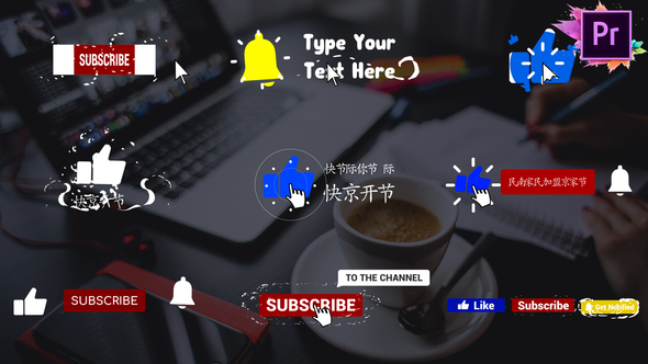 VideoHive YouTube Reminders | Premiere Pro MOGRT 25696615