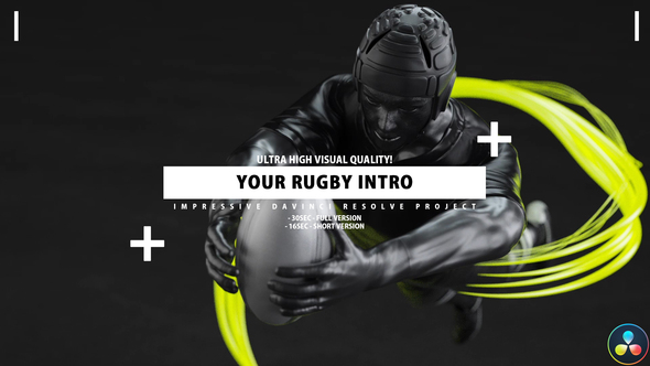 VideoHive Your Rugby Intro - Rugby Opener DaVinci Resolve 35492246