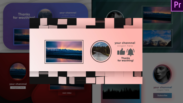 VideoHive Youtube End Cards- Premiere Pro 26391866