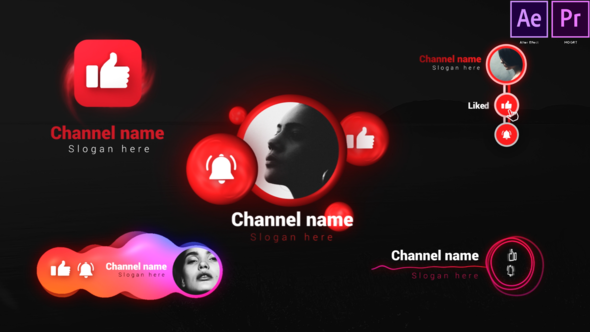 VideoHive Youtube Subscribe Elements Pack 29125148