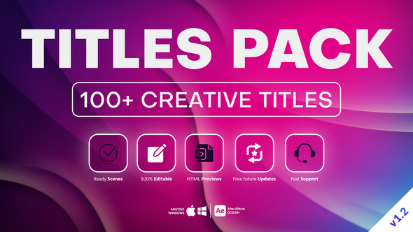 VideoHive 100+ Creative Titles 33559896