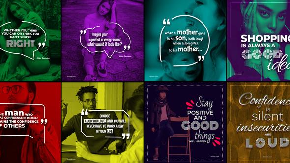 VideoHive 20 Qoutes Titles Instagram Pack 2 29384645