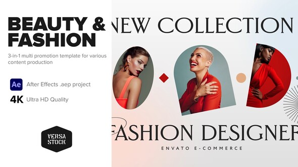 VideoHive 3-in-1 Fashion Apparel Beauty Opener 33610881
