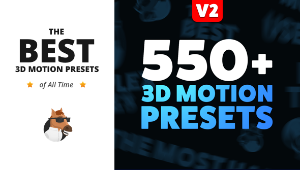 VideoHive 3D Motion Presets For Animation Composer After Effects Presets 10822679