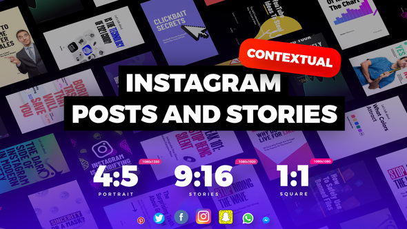 VideoHive 60 Instagram Stories Reels 32006815