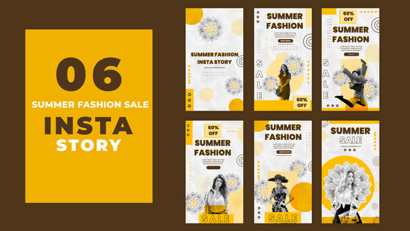 VideoHive 60 Percent Off Summer Fashion Sale Instagram Story 39216201