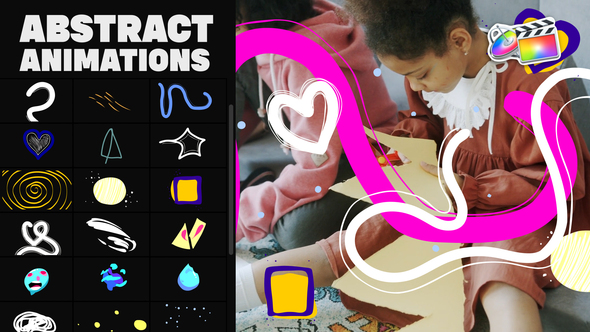 VideoHive Abstract Animations Pack 03 for FCPX 34767713