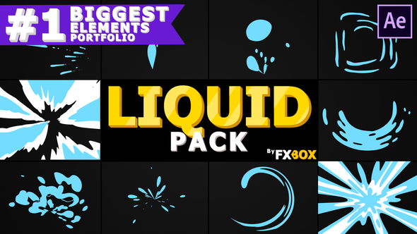 VideoHive Abstract Liquid Shapes | After Effects 28043522
