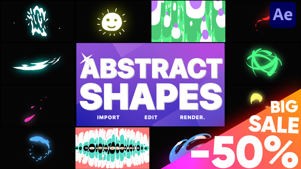 VideoHive Abstract Liquid Shapes | After Effects 28961361