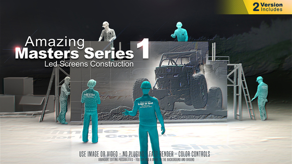VideoHive Amazing Masters Series 1 - Led Screens Construction 26579202