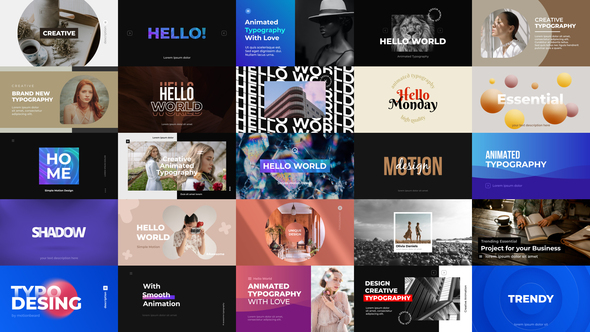 VideoHive Animated Typography 28154120