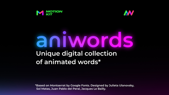 VideoHive Aniwords — Animated Words 38288498