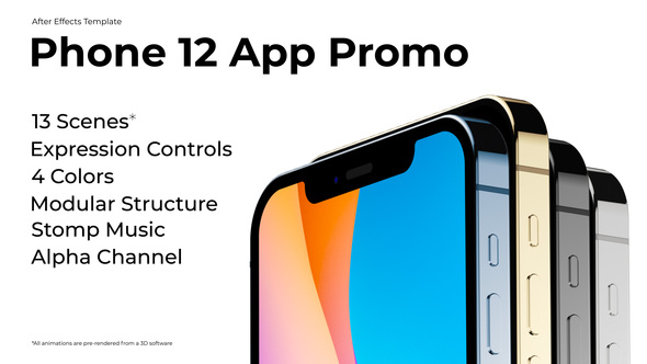 VideoHive App Promo – Phone 12 Pro 31813688